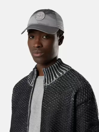 Baseballkappe mit Kordelzug und Compass-Stickerei