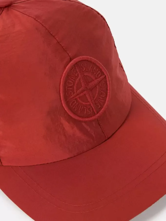 Baseballkappe mit Kordelzug und Compass-Stickerei