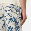 Bequeme Cargo-Bermudashorts mit Camouflage-Print