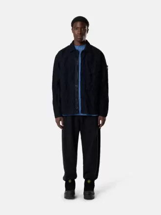 Bequemes Overshirt mit Brusttasche und Zwei-Wege-Reißverschluss