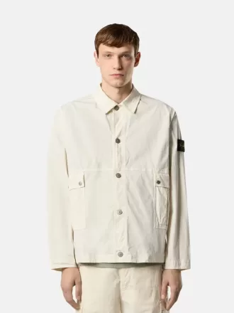 Bequemes Overshirt mit Eingrifftaschen und Knöpfen