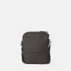 Beuteltasche mit mehreren Taschen und Reißverschluss oben.