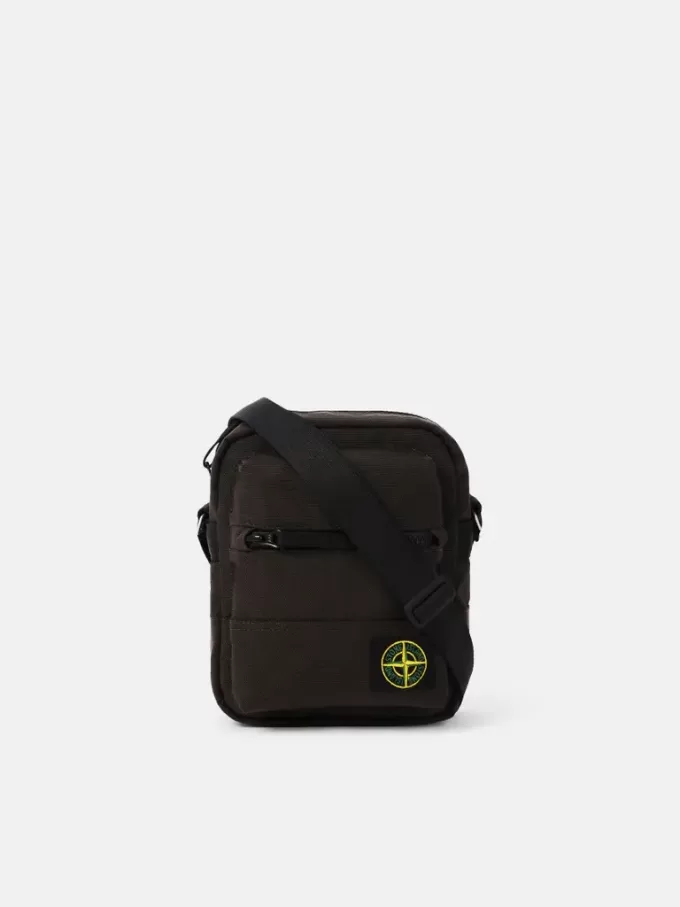 Beuteltasche mit Reißverschlussfächern und verstellbarem Riemen