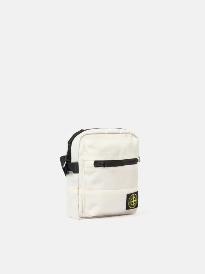 Beuteltasche mit Reißverschlussfächern und verstellbarem Riemen