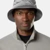 Bucket Hat mit Netzfutter und Compass-Stickerei