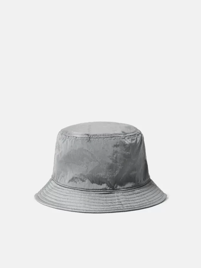 Bucket Hat mit Netzfutter und Compass-Stickerei