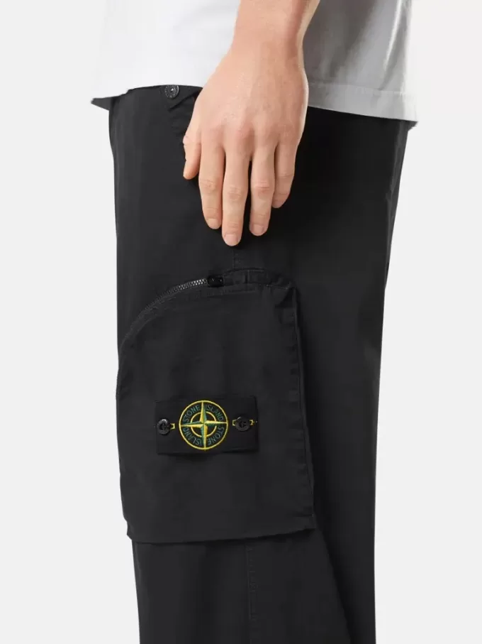Cargohose in regulärer Passform mit elastischem Beinabschluss