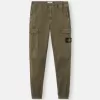 Cargohose mit normaler, konischer Passform und elastischem Bund