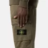 Cargohose mit normaler, konischer Passform und elastischem Bund