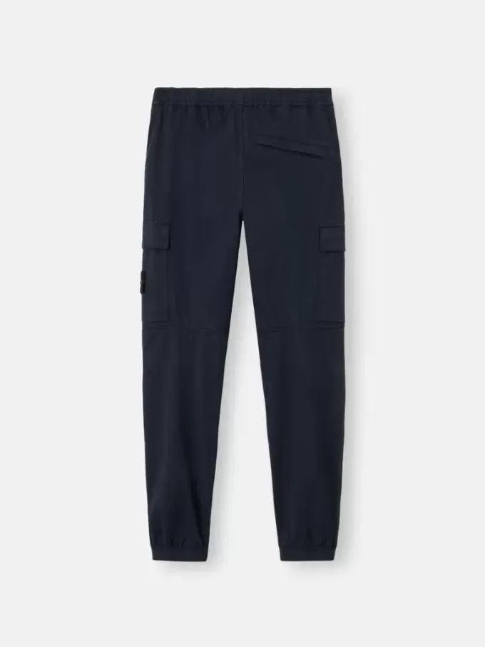 Cargohose mit normaler, konischer Passform und elastischem Bund