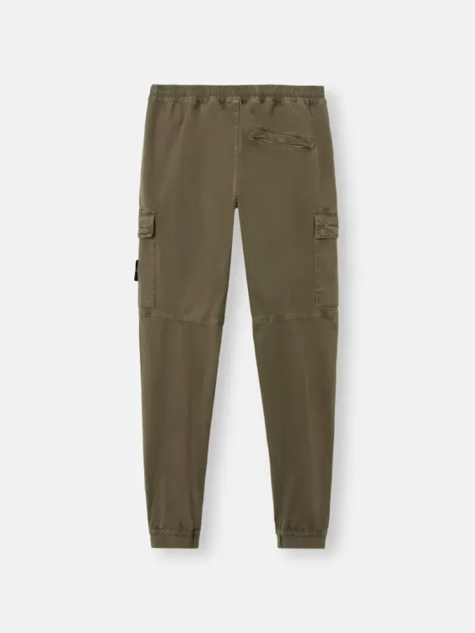 Cargohose mit normaler, konischer Passform und elastischem Bund