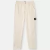 Chino-Hose mit lockerer Passform und elastischem Bund.