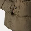 Daunenjacke mit Windschutz