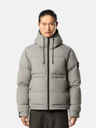 Daunenparka mit wasserabweisender Oberfläche und Druckknopftaschen