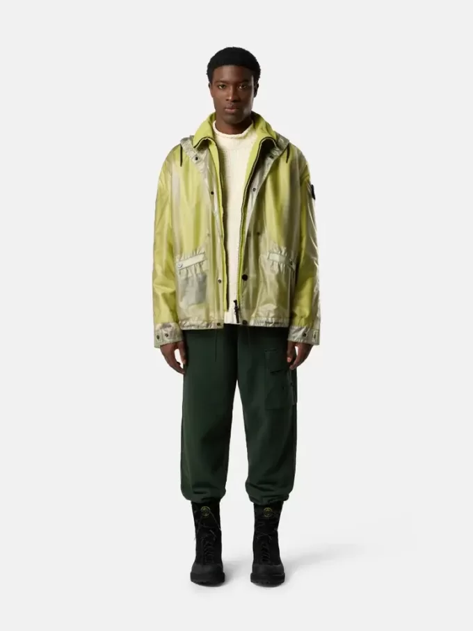 Jacke mit herausnehmbarem Futter und Polyurethan-Außenmaterial