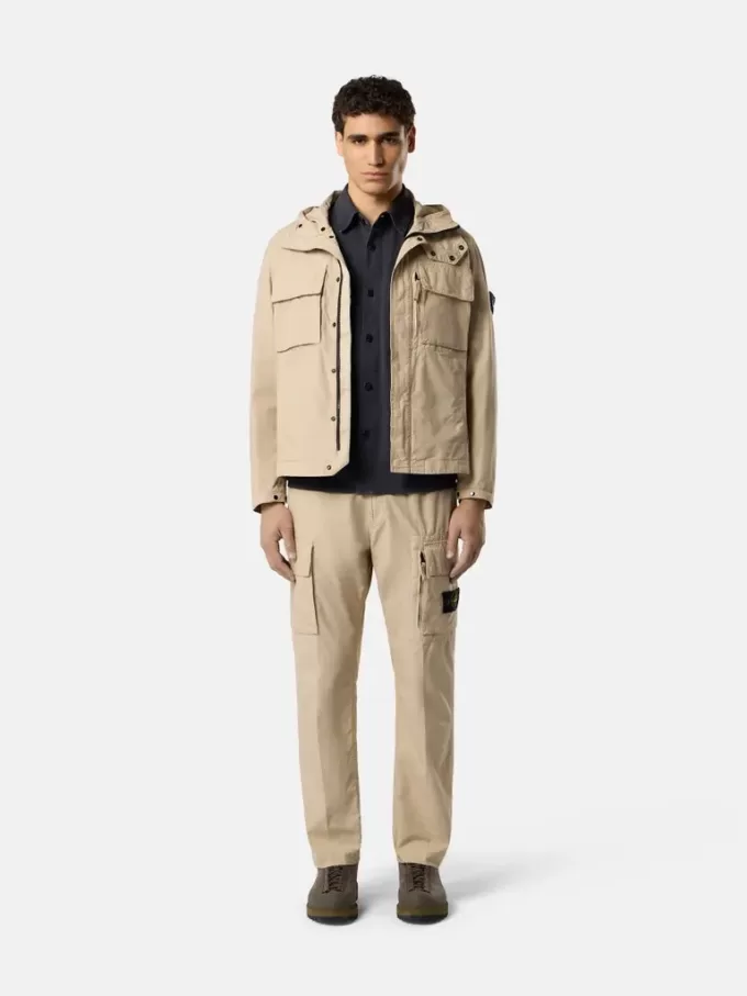Kapuzenjacke mit Anti-Drop- und Brusttaschen