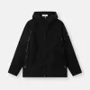 Kapuzenjacke mit Anti-Drop- und Reißverschlusstaschen