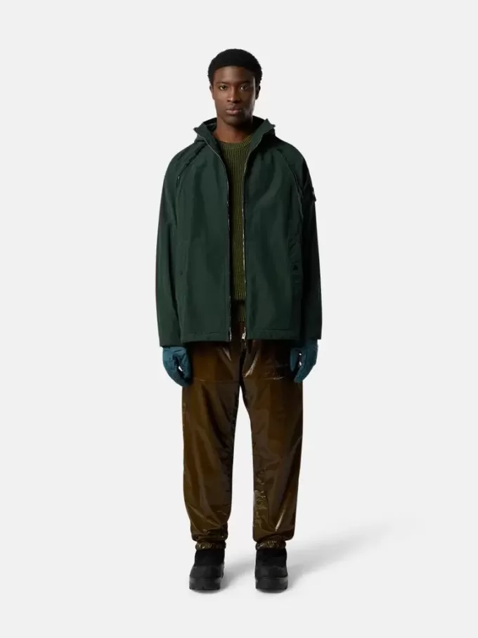 Kapuzenjacke mit Anti-Drop- und Reißverschlusstaschen