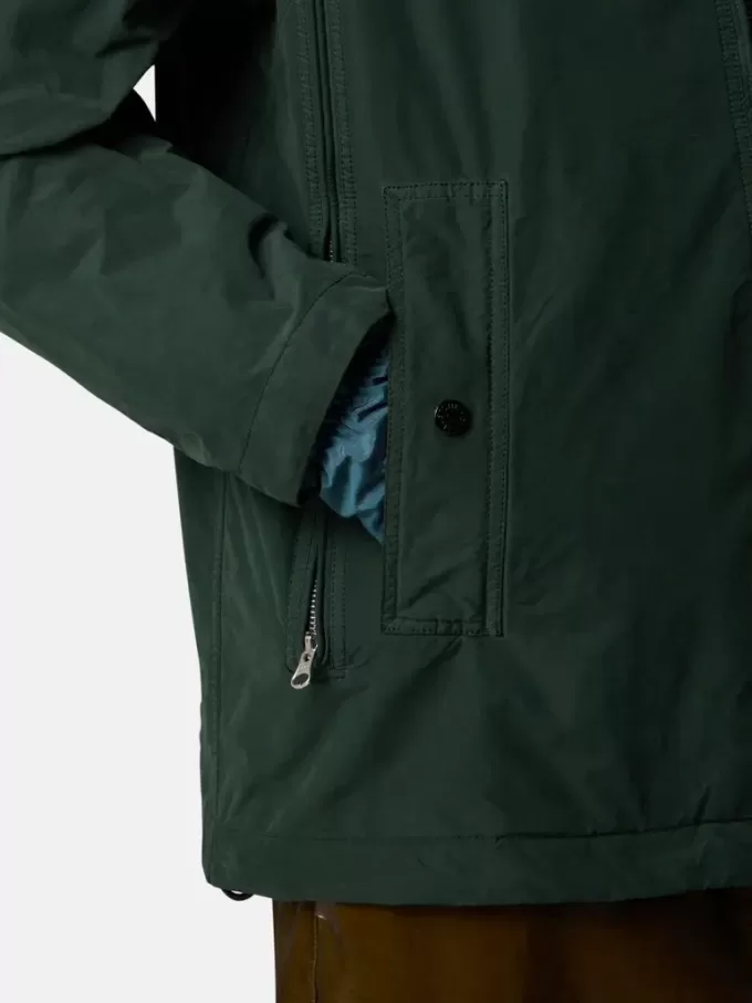 Kapuzenjacke mit Anti-Drop- und Reißverschlusstaschen