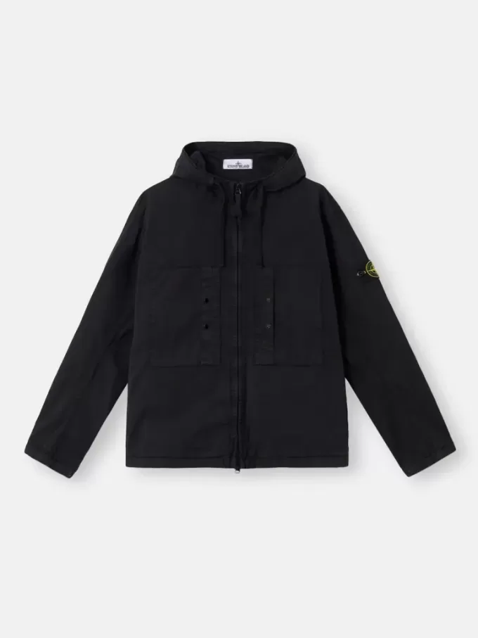 Kapuzenjacke mit Brusttaschen und Anti-Drop-Funktion