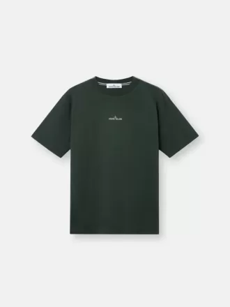 Kurzarm-T-Shirt in regulärer Passform mit „Industrial”-Aufdruck