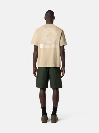 Kurzarm-T-Shirt in regulärer Passform mit „Industrial”-Aufdruck