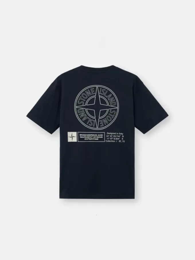 Kurzarm-T-Shirt in regulärer Passform mit „Industrial”-Aufdruck