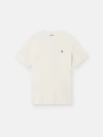 Kurzarm-T-Shirt mit Kompass-Aufnäher