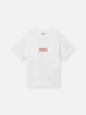 Kurzärmeliges T-Shirt in regulärer Passform mit archivinspiriertem Print