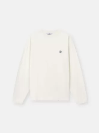 Langärmliges T-Shirt in regulärer Passform mit ton-in-ton Compass-Patch