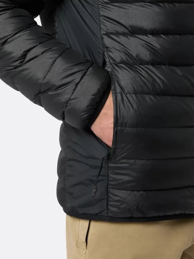 Leichte Daunenjacke mit Kapuze