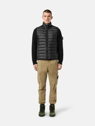 Leichte Daunenweste mit Reißverschluss und Anti-Tropf-Eigenschaft