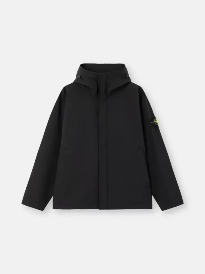Leichter Parka mit Kapuze und wetterfester Membran
