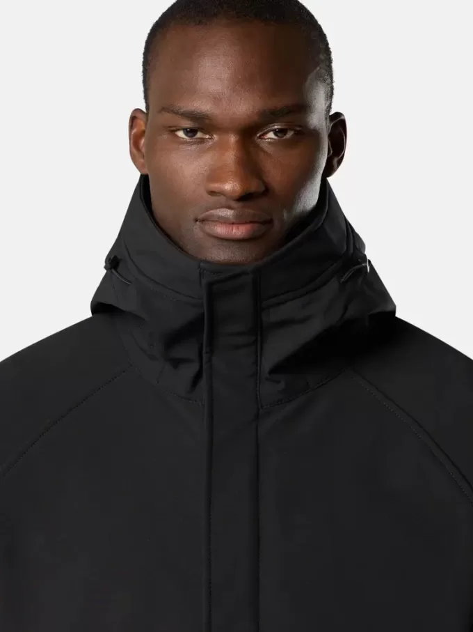 Leichter Parka mit Kapuze und wetterfester Membran