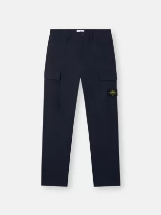 Lockere Cargohose mit Taschen und Kordelzug an den Beinabschlüssen