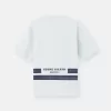 Oversized-Fit-T-Shirt mit kurzen Ärmeln und bedruckten Streifen