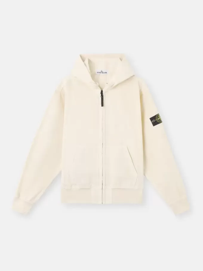 Oversized-Sweatshirt mit Kapuze und Reißverschluss sowie gerippten Einsätzen