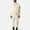 Oversized-Sweatshirt mit Kapuze und Reißverschluss sowie gerippten Einsätzen