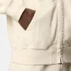 Oversized-Sweatshirt mit Kapuze und Reißverschluss sowie gerippten Einsätzen