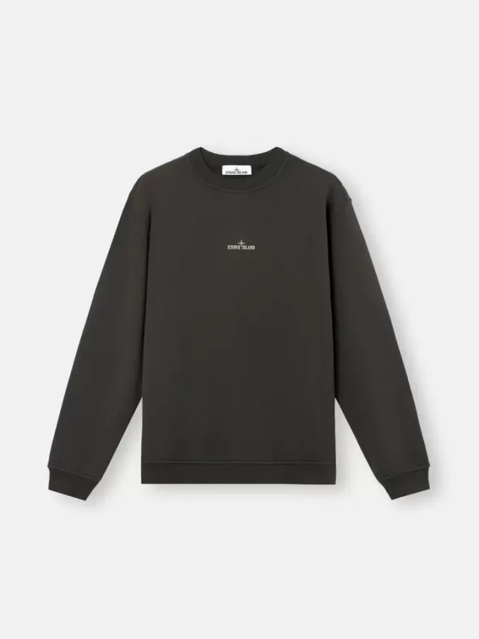 Oversized-Sweatshirt mit Rundhalsausschnitt und „Industrial Four”-Print
