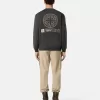 Oversized-Sweatshirt mit Rundhalsausschnitt und „Industrial Four”-Print