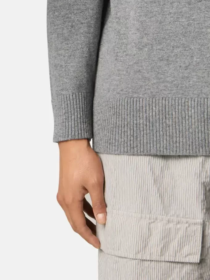 Pullover mit Rundhalsausschnitt, Raglanärmeln und gerippten Bündchen