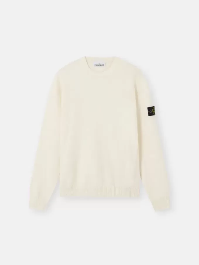 Pullover mit Rundhalsausschnitt und Details in Umkehrmaschen