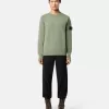 Pullover mit Rundhalsausschnitt und Details in Umkehrmaschen