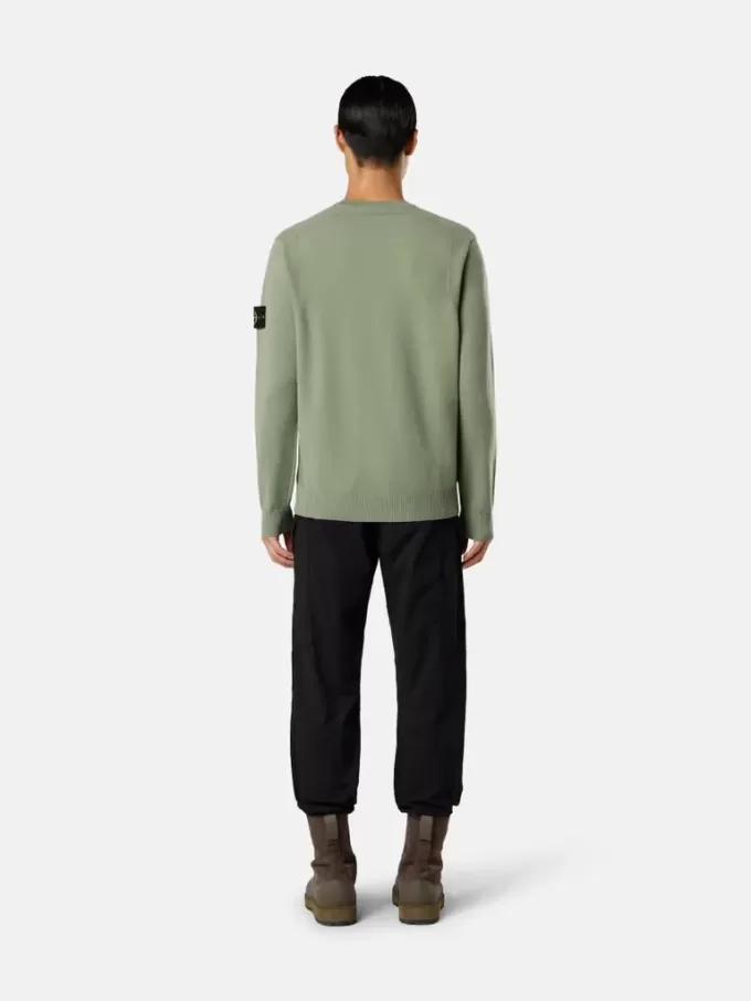 Pullover mit Rundhalsausschnitt und Details in Umkehrmaschen