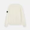 Pullover mit Rundhalsausschnitt und Details in Umkehrmaschen
