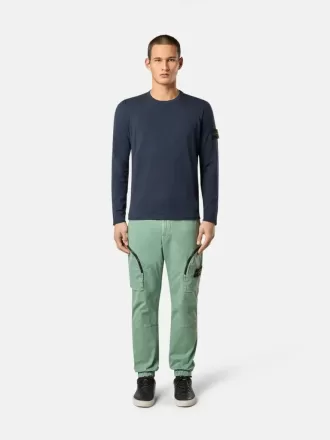 pullover mit rundhalsausschnitt und kleinen rollkragen details 2 330x440 - Pullover mit Rundhalsausschnitt und kleinen Rollkragen-Details