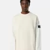 Pullover mit Rundhalsausschnitt und kontrastierenden Ziernähten