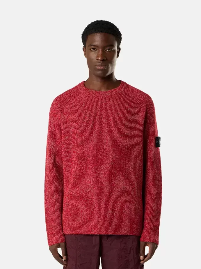 Pullover mit Rundhalsausschnitt und reflektierender Beschichtung