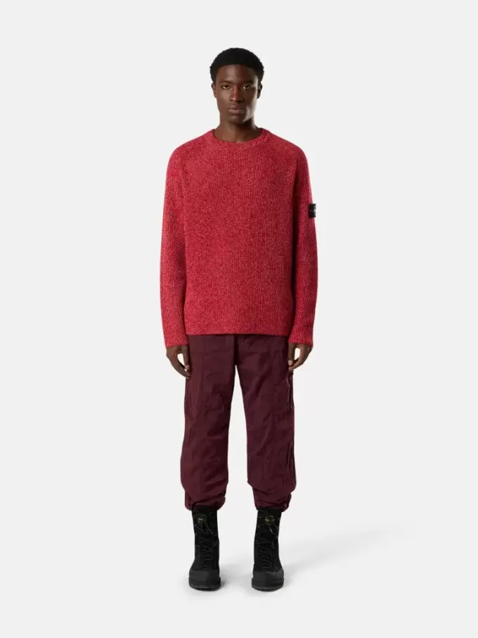 Pullover mit Rundhalsausschnitt und reflektierender Beschichtung